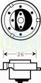 TRİFA Halojen Ampul 12 Volt Motorsiklet (10 Adet)