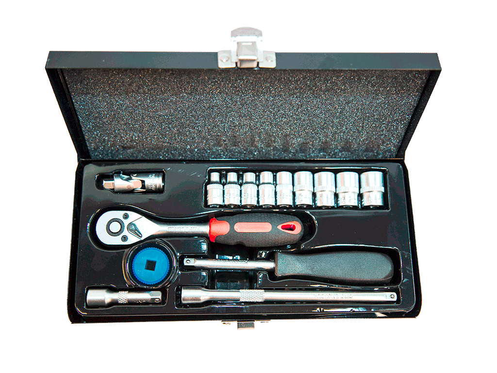 NT TOOLS NCSET114 - 1/4'' Altı Köşe Lokma Seti Takımı 16 Parça