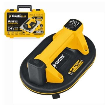 SGS5422 - 250 KG Akülü Vakumlu Seramik Ahşap Cam Taşıma Vantuzu 7.4 Volt 2 Amper