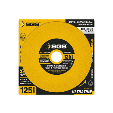 SGS2246 - 125mm CAM-DEKTON-SERAMİK-MERMER HASSAS ELMAS KESİCİ