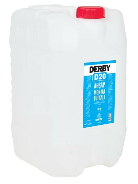 Derby D20 Seffaf Ahsap Tutkalı - 25kg