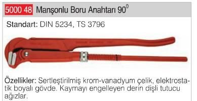 Manşonlu Boru Anahtarı (1 1/2'')