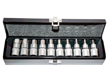 NT TOOLS NCSET12AL -  1/2'' Allen Lokma Ucu Seti Takımı 11 Parça