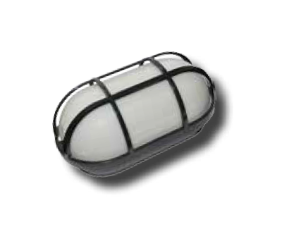 Oval Tavan Aydınlatma Armatürü (Kafesli)