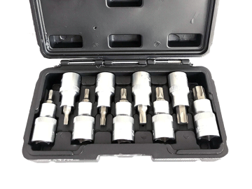 NT TOOLS NCSET87 - 1/2'' Torx Allen Lokma Ucu Seti Takımı 9 Parça