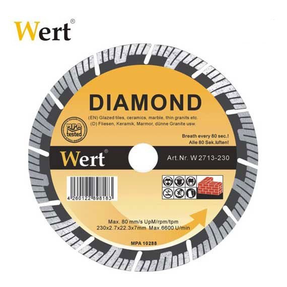 WERT Süper Turbo Elmas Testere 180 mm