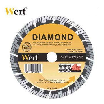 WERT Süper Turbo Elmas Testere 180 mm