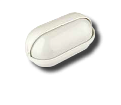 Oval Tavan Aydınlatma Armatürü (Siperli)