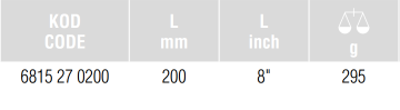 İZELTAŞ Tel Kesme Makası 200mm (6815 27 0200)
