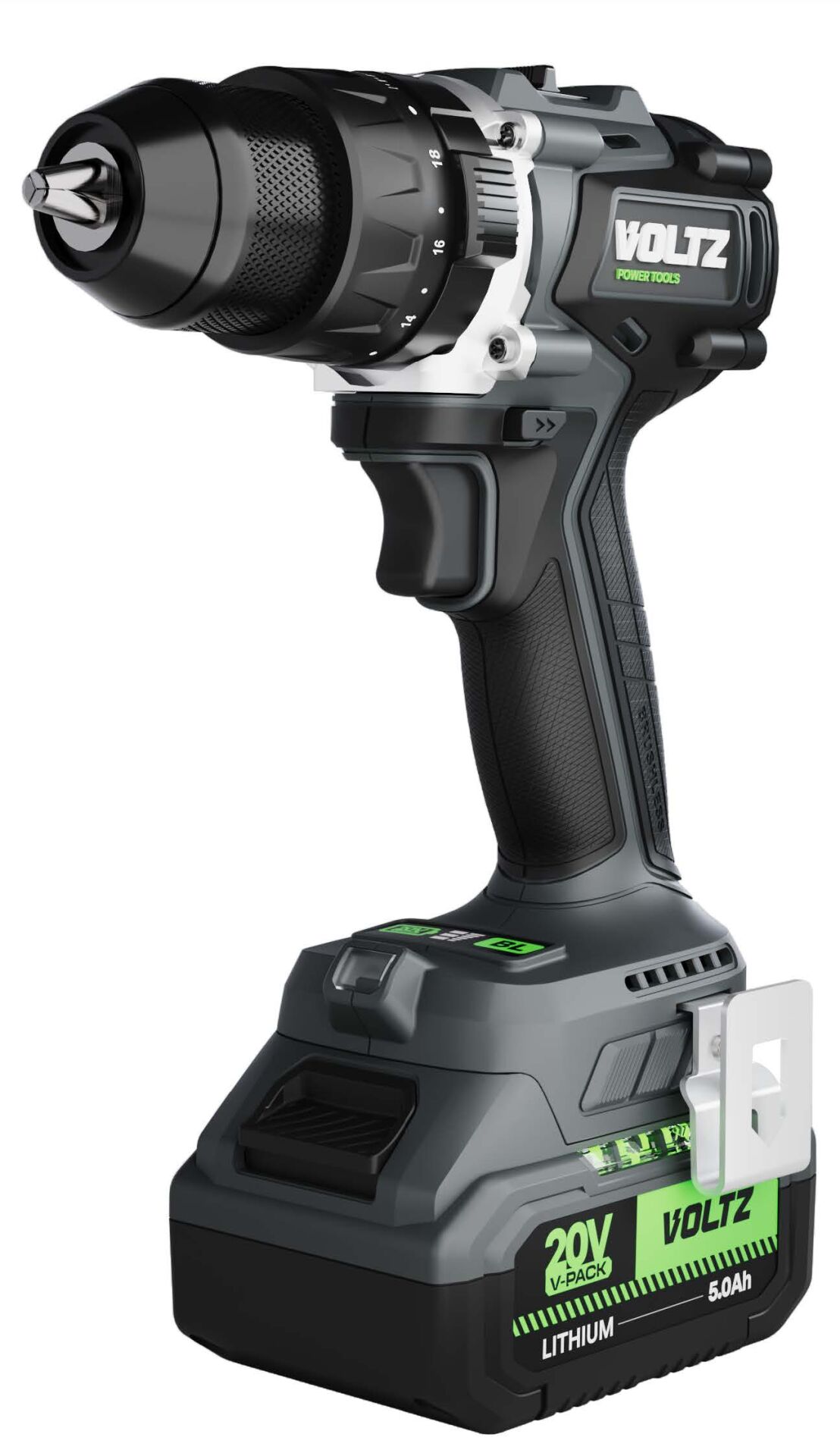 VOLTZ - 60 Nm - 20 Volt 5 Amper Profesyonel Akülü Matkap Vidalama (VZDR-20I )