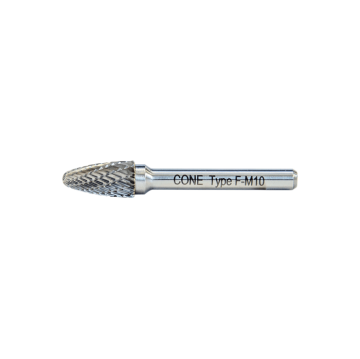 CONE F Tipi Kavisli Silindir - Karbür Kalıpçı Frezeleri 6mm