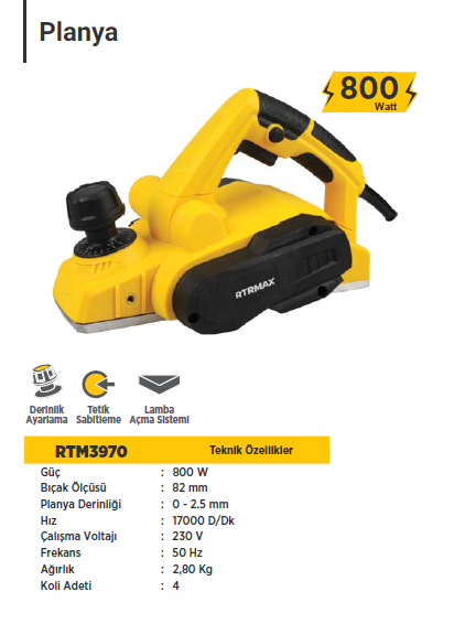 RTR MAX Planya 800 Watt