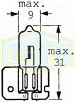 TRİFA H2 Halojen Ampul 24 Volt 70 Watt (10 Adet)
