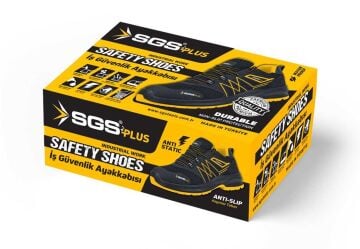 SGS Flexo - Spor İş Güvenlik Ayakkabısı Çelik Burunlu - Ergonomik - Antistatik