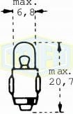 TRİFA 24 Volt Minyon Ampul (10 Adet)