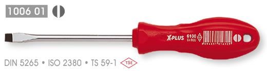 X-Plus Tornavida Düz  3.0 x 80