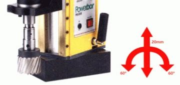 POWERBOR 4 Vitesli Elektro Manyetik Delme Matkap Makinası - Hareketli Sehpa