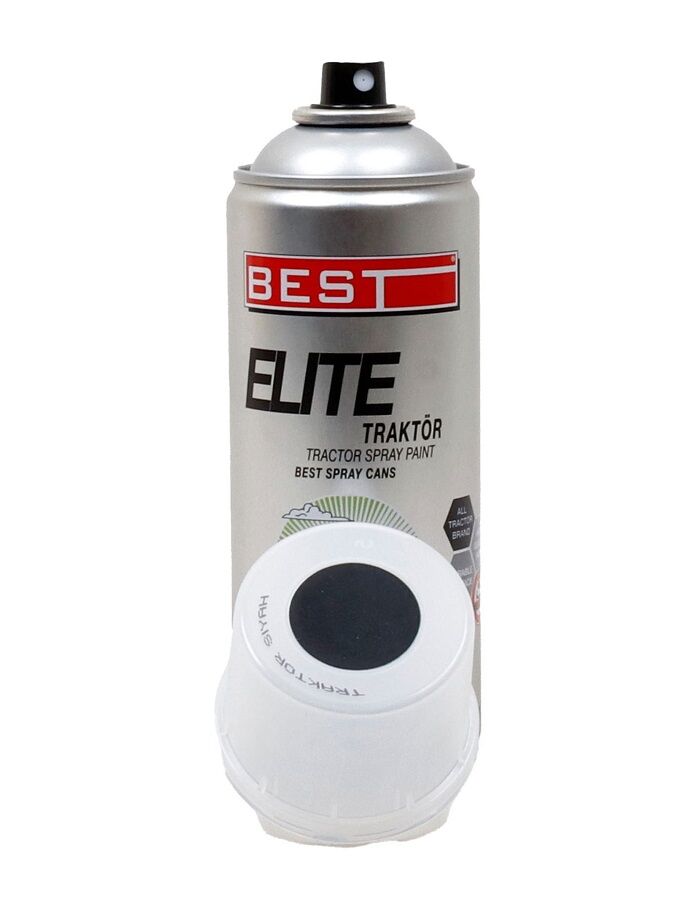 BEST Elite Siyah Traktör Boyası Sprey 400 ML