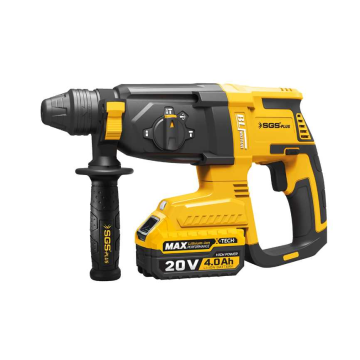 SGS5521 - 20 Volt 4 Amper -  2.8 Joule - SDS Plus Akülü Elektro Pnömatik Darbeli Kırıcı Delici Seti