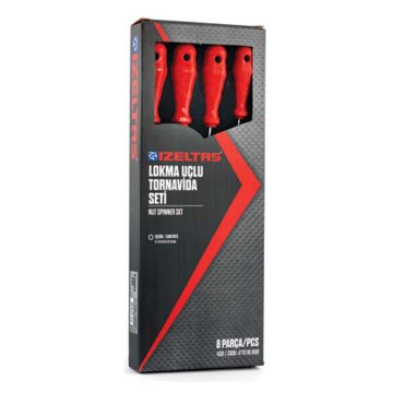 İZELTAŞ Lokma Uçlu Tornavida Seti (8 Parça) ( 4770 00 8108)