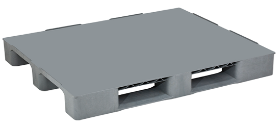 HİPAŞ 100-120 K PLASTİK PALET GRİ