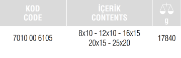 İZELTAŞ Standart Çektirme Sehpası İki Kollu (7010 00 6105)