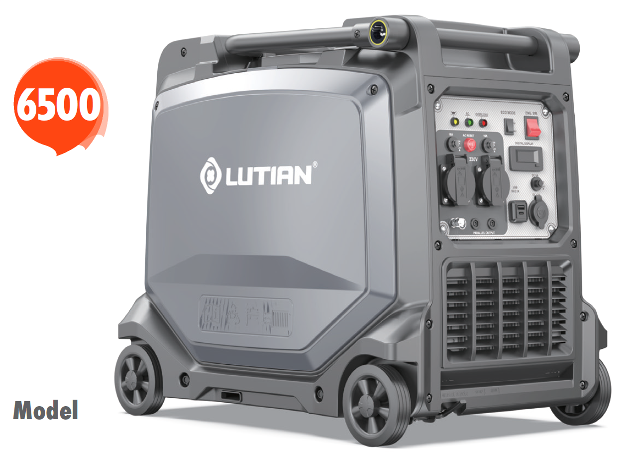 LUTIAN LT6500iSE - 5.5 Kw Benzinli Marşlı İnvertör Sessiz Jeneratör 97 Desibel (Yeni Nesil Motor)
