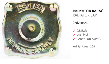 TEKSAN Üniversal Radyatör Kapağı