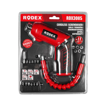 RODEX RDX3085 - 3.6 Volt Akülü Vidalama Seti 13 Parça
