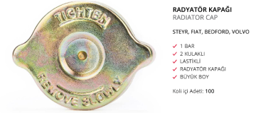 TEKSAN Radyatör Kapağı STYER-FİAT-BEDFORD-VOLVO