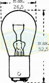 TRİFA 24 Volt Oto Ampulu 94 Marine 21 Watt (10 Adet)