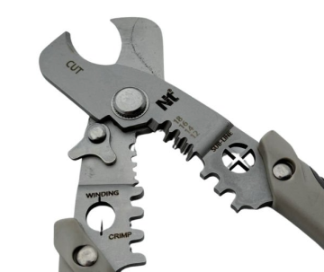 NT TOOLS NTWS7503 - Çok Amaçlı Kablo Kesici Sıyırma Makası Pensesi 7.5'' Paslanmaz Çelik
