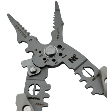 NT TOOLS NTWS7504 - Çok Amaçlı Kablo Kesici Sıyırma Makası Pensesi 7.5'' Paslanmaz Çelik