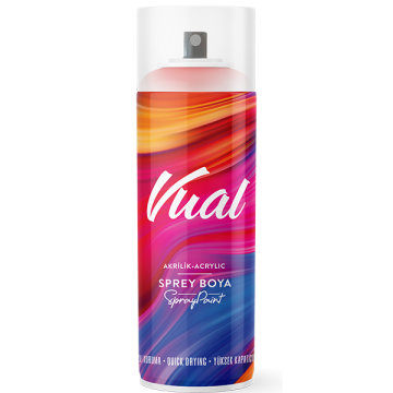 AKÇALI VUAL - RAL9010 Parlak Beyaz Akrilik Sprey Boya 400 ML (Made in Germany)