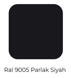AKÇALI VUAL - RAL9005 Parlak Siyah Akrilik Sprey Boya 400 ML (Made in Germany)