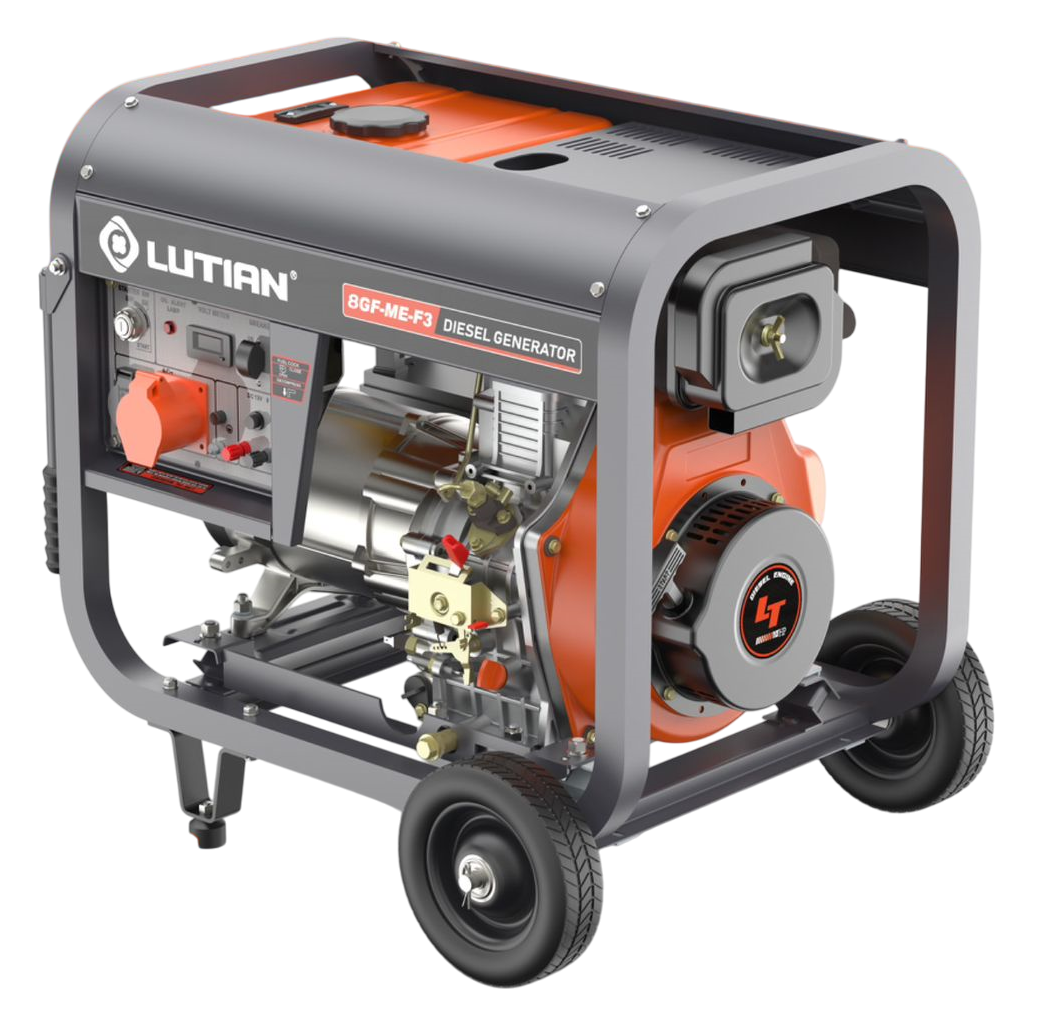 LUTİAN 10 kWA Dizel Jeneratör Marşlı 12HP - 230 Volt (8GF-ME-F3)