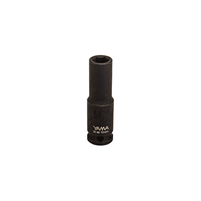 YAMA 3/8inç CrMo Metrik Uzun Lokmalar 10mm