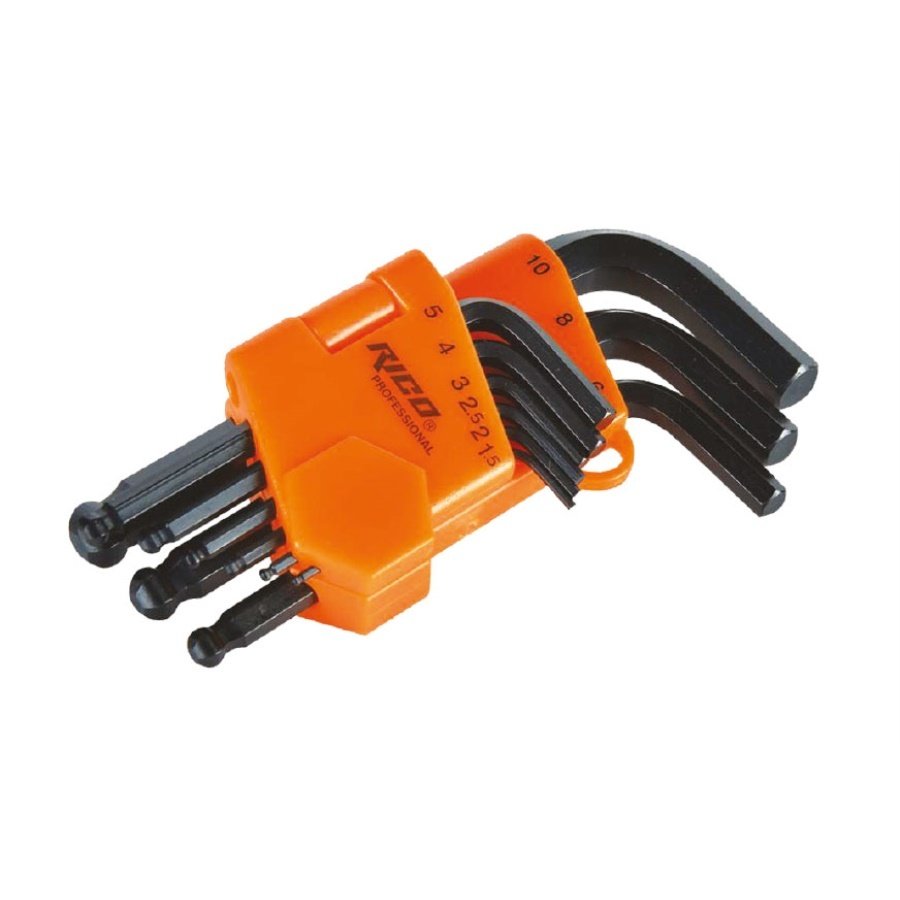 Rico 9 PC Vakumlu Allen Misket Başlı Kısa (013-RC3099)