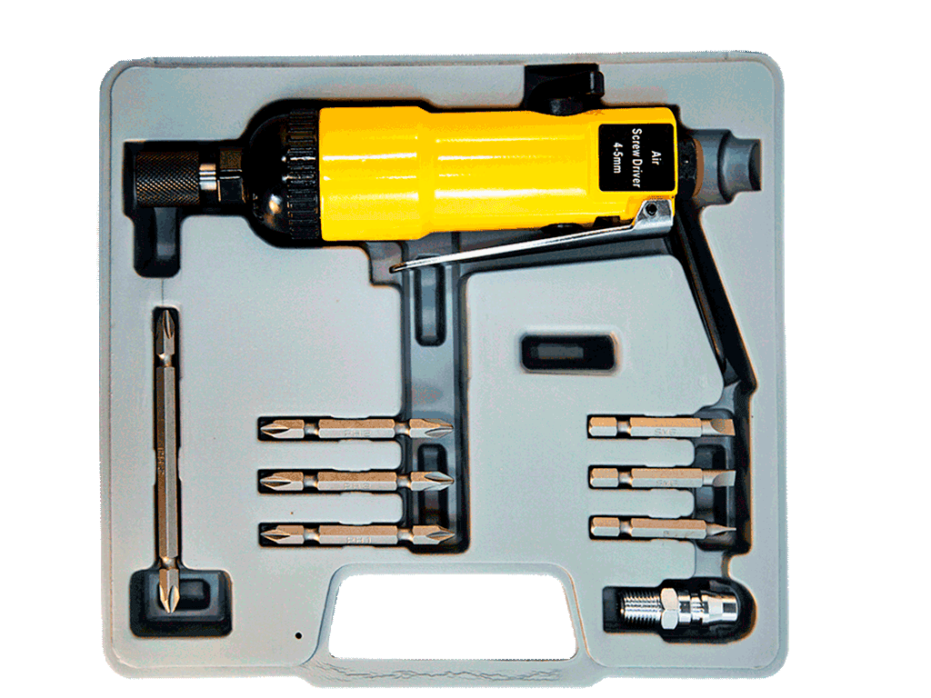 YAMA AT-4060AK Havalı Tornavida Seti 5 mm Düz Tip 8000 Devir
