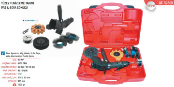 YAMA AT-R280K Havalı Boyacı Yüzey Temizleme Makina Seti