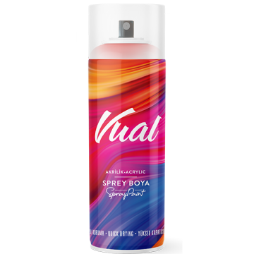 AKÇALI VUAL - RAL3020 Trafik Kırmızı Akrilik Sprey Boya 400 ML (Made in Germany)