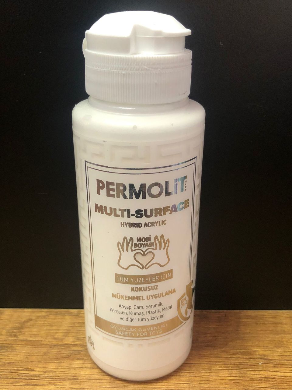 PERMOLİT Multi Surface Akrilik Hobi Boyası 120 ML - SAFİ BEYAZ