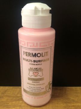 PERMOLİT Multi Surface Akrilik Hobi Boyası 120 ML - BEBEK PEMBE