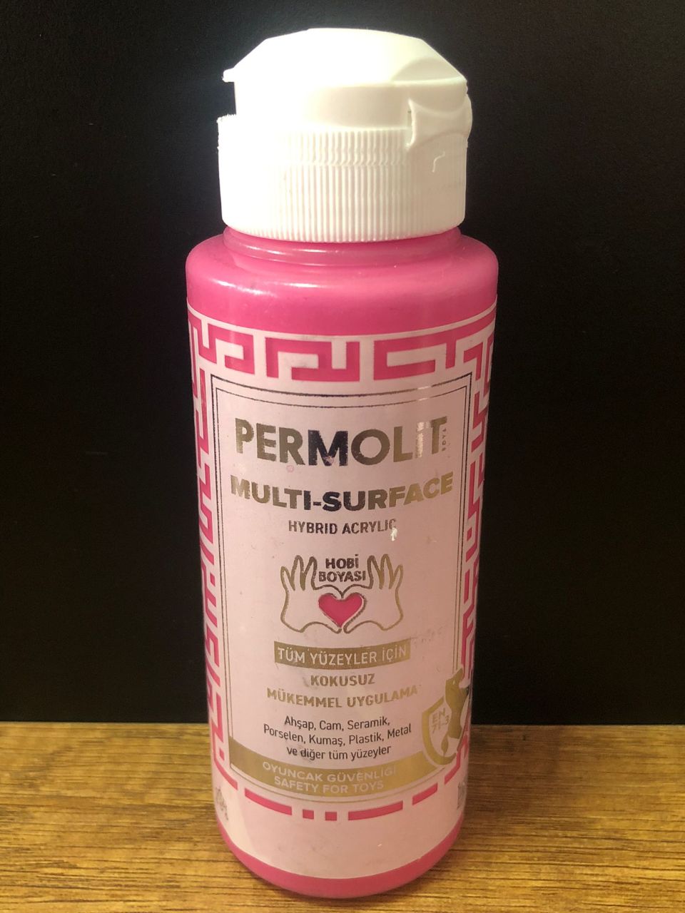 PERMOLİT Multi Surface Akrilik Hobi Boyası 120 ML - FUŞYA