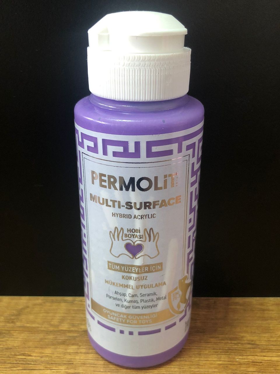 PERMOLİT Multi Surface Akrilik Hobi Boyası 120 ML - MOR
