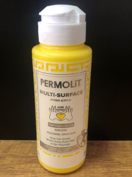 PERMOLİT Multi Surface Akrilik Hobi Boyası 120 ML - SARI