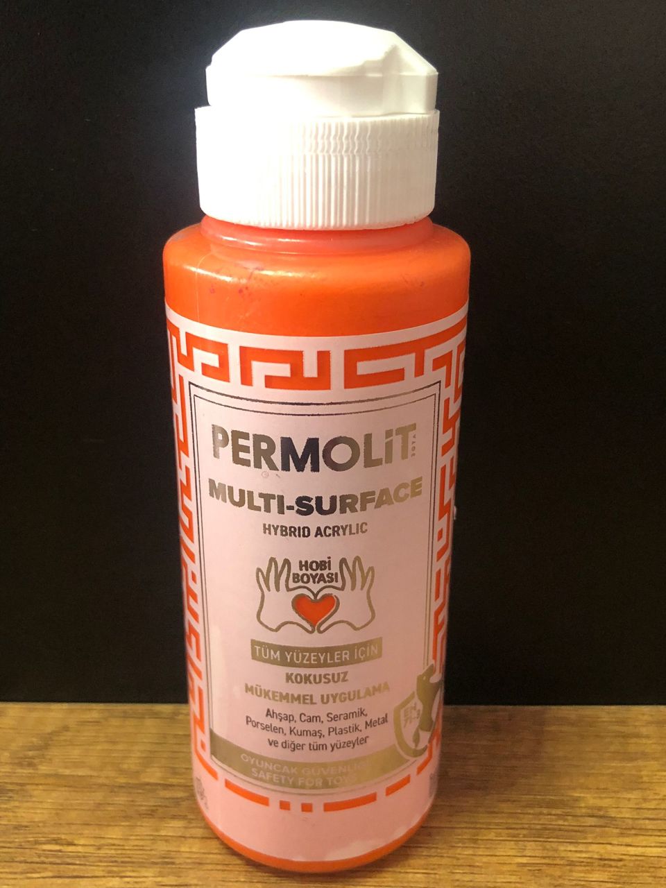 PERMOLİT Multi Surface Akrilik Hobi Boyası 120 ML - TURUNCU