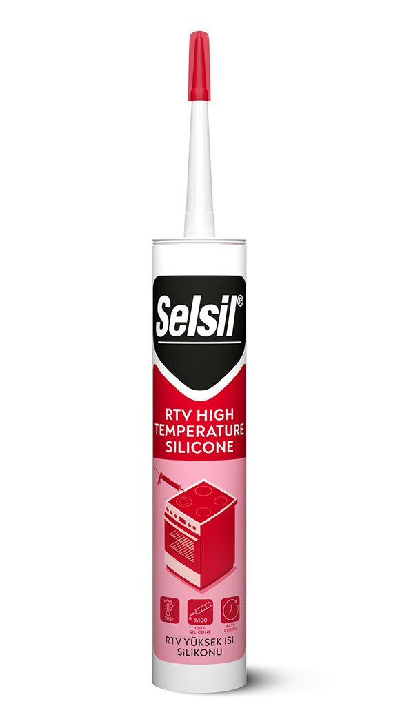 SELSİL Yüksek Isı Silikon 310 ML - 25 ADET