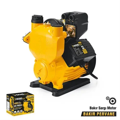 SGS5381 - PERİFERİK SU POMPASI 400 WATT 0.55 HP - 35 METRE - BAKIR SARGI MOTOR
