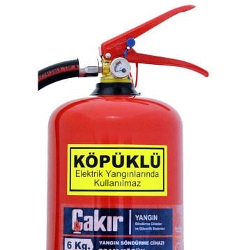 ÇAKIR 6 KG Köpüklü Yangın Söndürme Tüpü